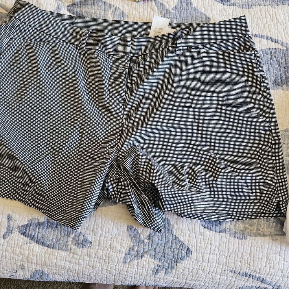 PGA Tour Monochrome Checkered Athletic Shorts
